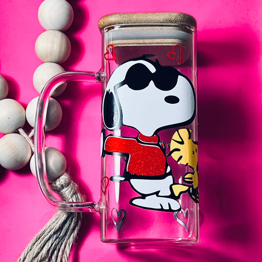 Cool snoopy Valentines Day cup