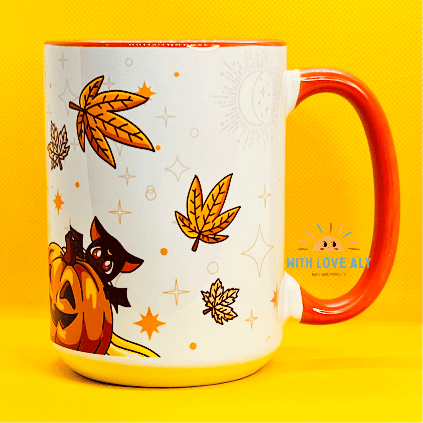 Sailor moon spooky fall ceramic 15 oz mug