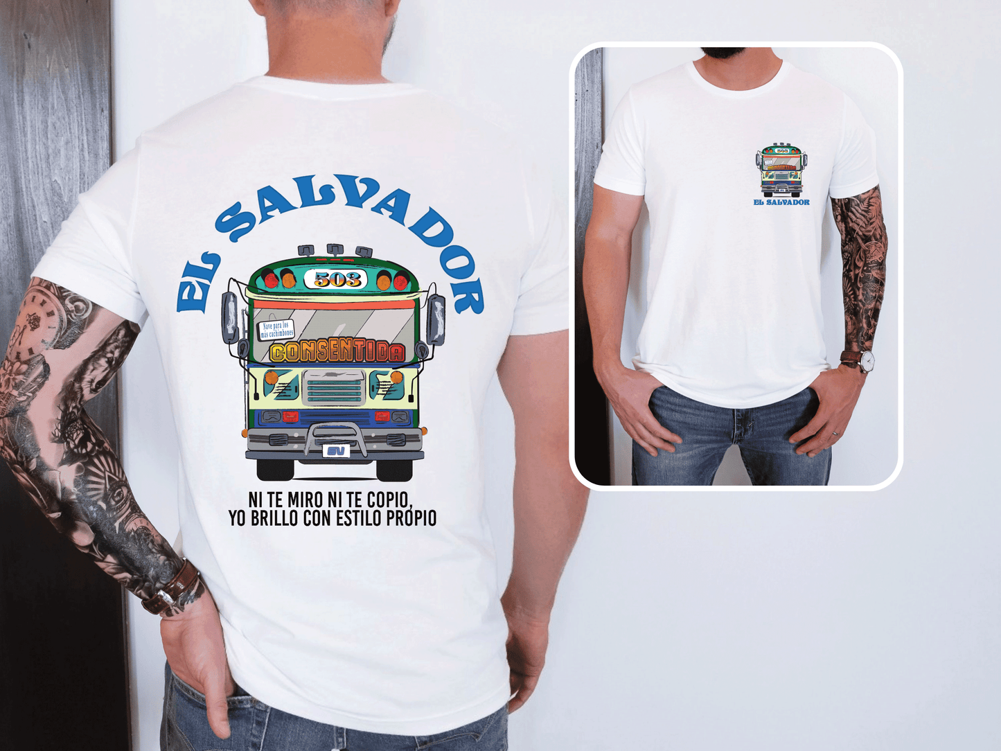 El Salvador 503 Bus Unisex T-shirt