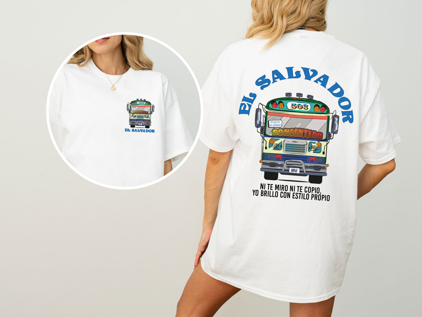 El Salvador 503 Bus Unisex T-shirt