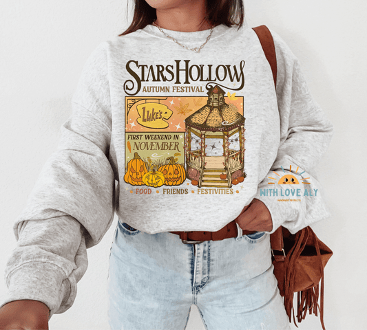 Girlmore girls Stars Hollow Autumn festival crew neck