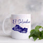 El Salvador Map mug
