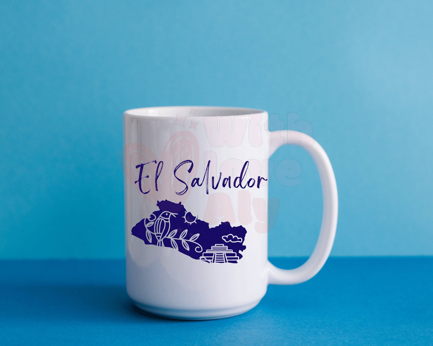 El Salvador Map mug